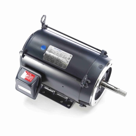 Marathon Close-Coupled Pump Motor 7.5 HP, , 3 phase, 1800 RPM, 230/460 V, 213JM Frame, Drip Proof GT0416A